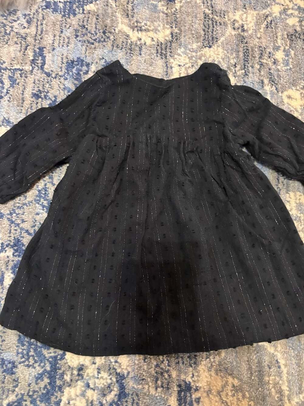 Holiday Old Navy fancy black dress! 3-6months